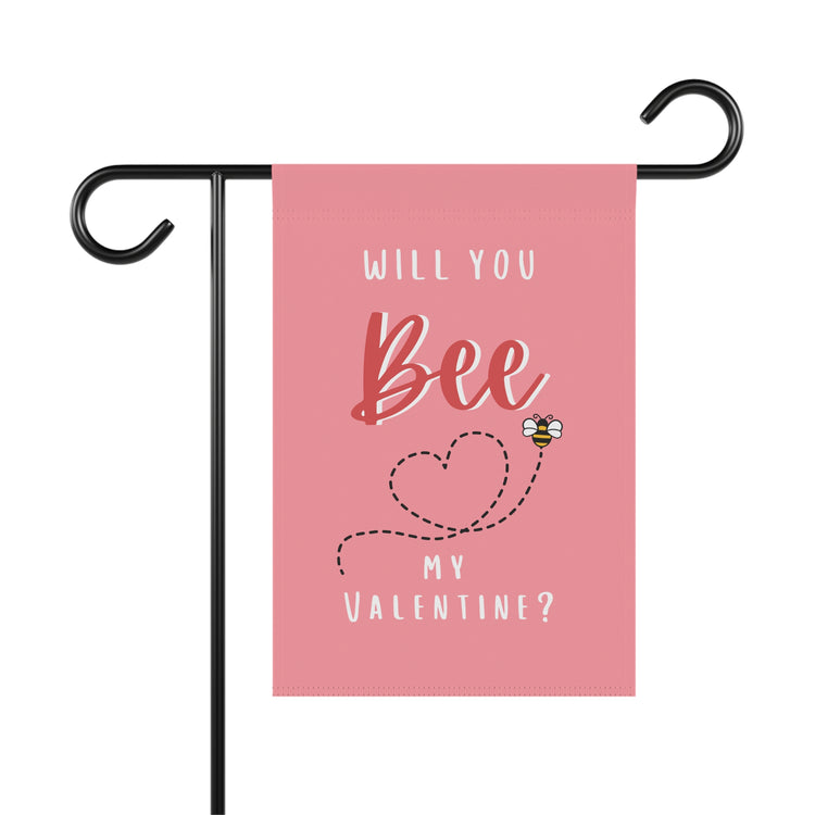 Will You Bee My Valentine Garden Banner