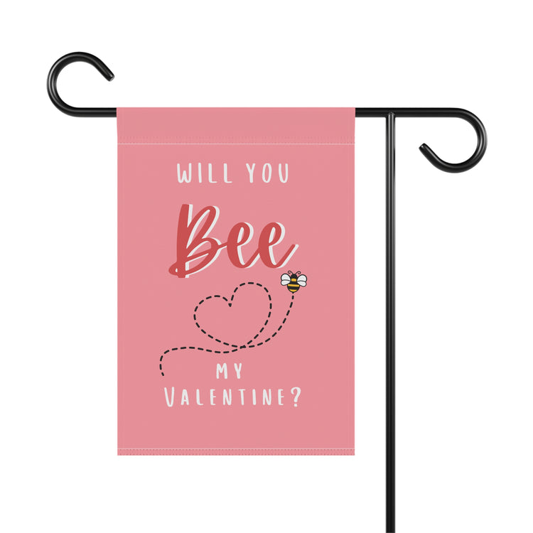 Will You Bee My Valentine Garden Banner