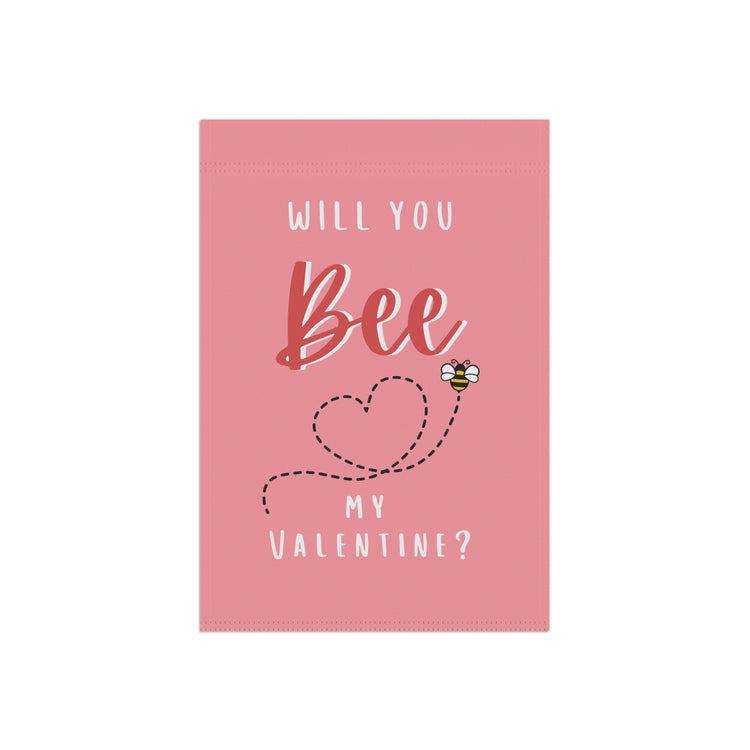 Will You Bee My Valentine Garden Banner