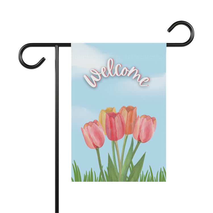 Tulip Welcome Garden Banner