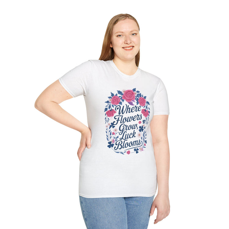 Where Flowers Grow, Luck Blooms Tee