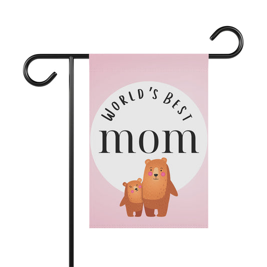 World's Best Mom Garden Banner