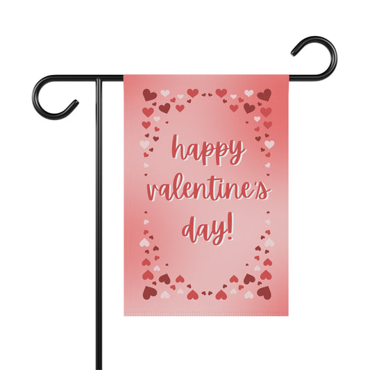 Happy Valentine's Day Garden Banner