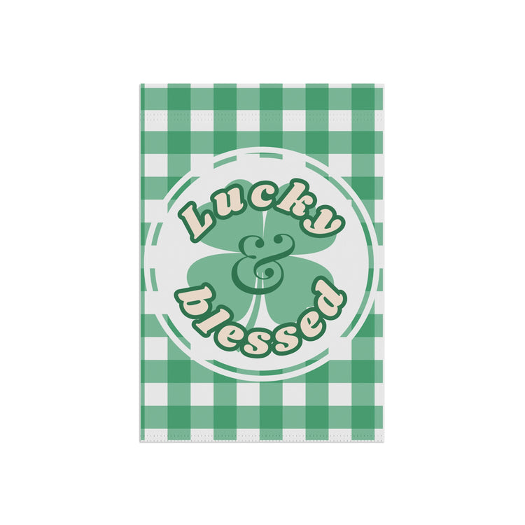 Lucky & Blessed Garden Banner