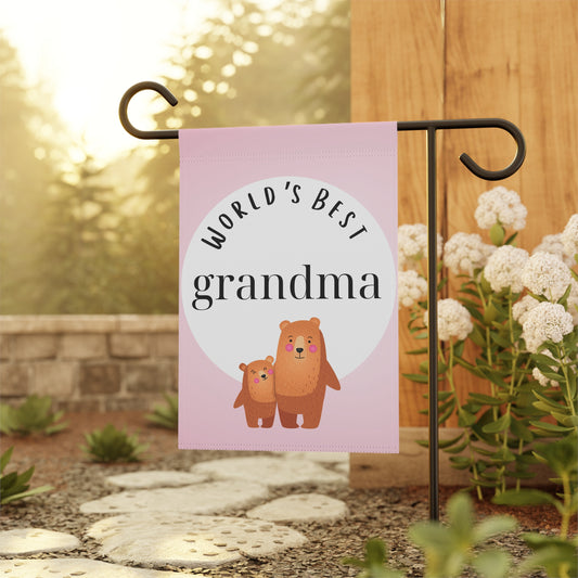 World's Best Grandma Garden Banner