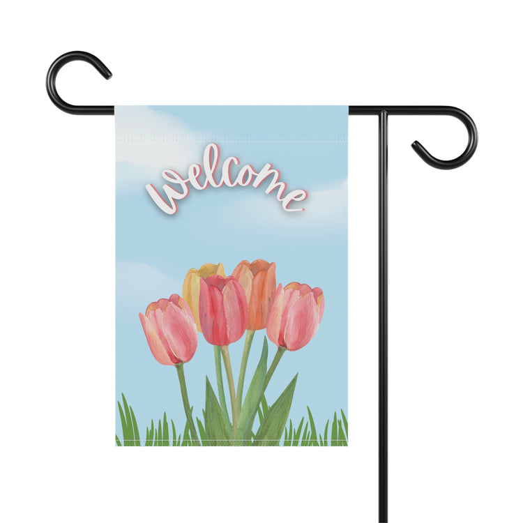 Tulip Welcome Garden Banner