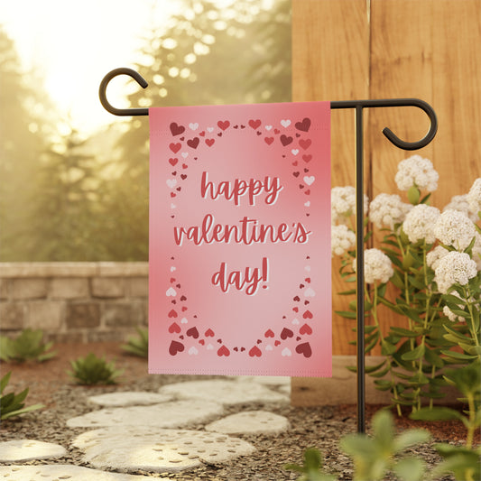 Happy Valentine's Day Garden Banner