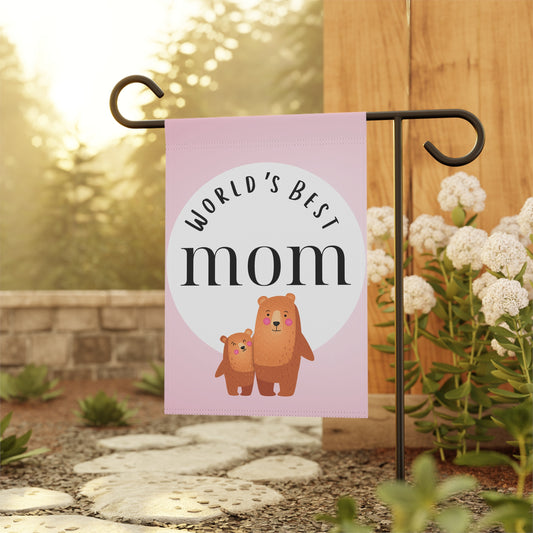 World's Best Mom Garden Banner